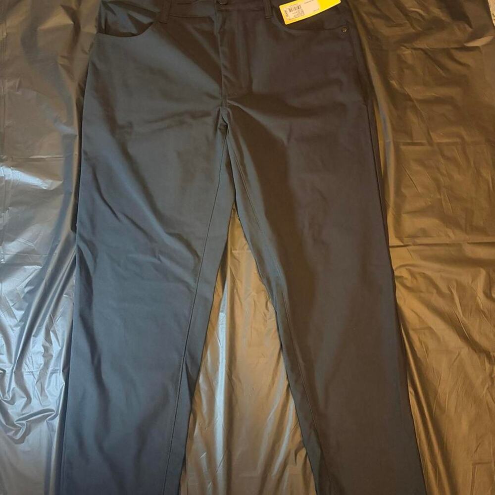 Black slim fit trousers size